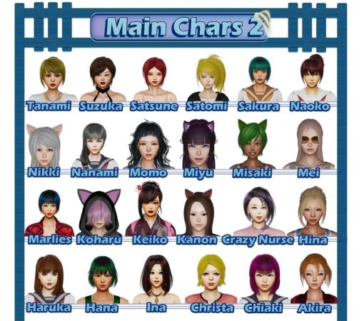 Ecchi Sensei Character List